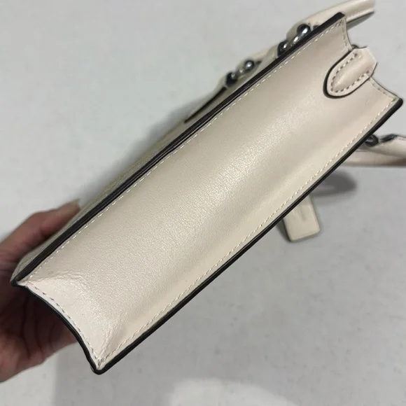 Coach Mini Tote or Crossbody Signature Canvas Like New - Picture 5 of 11